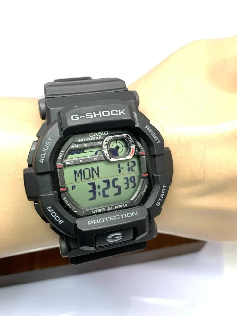 Casio G-Shock Men's Watch GD350 Quartz Digital Black Resin Sport Military 3403